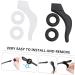 Gleavi 32PC Anti-Slip Glasses Frame Covers | Soft Silicone Replacement Tips & Ear Hooks - White 6x5cm - Buy Online on GoSupps.com