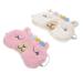 GLEAVI 4 Pcs Blindfold Cartoon Eye Shade Yoga Eyemask Sleeping Eye Cover Plush Eye Masks Light Blocking Eye Cover Comfort Eye Mask Sleeping Mask 3D Eye Mask Child Eye Patch Cute Sherpa 1 Count (Pack of 1) Assorted Colorx2pcs