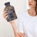 Leopard Hot Water Bottle with Plush Cover | Hand Warmer for Adults & Children | 26.5x15.3cm International Shipping - Buy Online on GoSupps.com