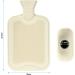 Vicloon Hot Water Bottle 2L Hot Water Bag with Cover Soft Fluff Baby Hot Water Bottle Provide Warmth and Comfort for Neck Waist Gift for Birthday Christmas Father's&Mother's Day(Wine Red) - Buy Online on GoSupps.com