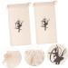 Kombiuda 2-Pack Ballet Shoe Bags with Cord Strain - Quilted Dance Shoe Containers for Girls Travel & Tip Shoe Storage Multi-Purpose Stauba Bag - Perfect for Ballet Enthusiasts - Buy Online on GoSupps.com