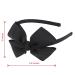 Black Bow Headband for Girls - Grosgrain Ribbon Hair Hoop for Party Decoration & Cosplay Costume - Buy Online on GoSupps.com