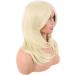 MapofBeauty 20 Long Layered Synthetic Hair Wig with Bangs - Light Blonde - Buy Online on GoSupps.com