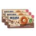 CAIYA 3 sizes fibrextra donuts with wholemeal flour and chocolate drops 6 single-servings 230g 3 packs