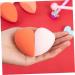 Housoutil 3 Boxes Heart-shaped Makeup Sponge Exfoliating Sponge Face Cosmetic Tool Cosmetic Puff Brush Make up Sponges for Face Powder Hydrophilic Polyurethane Travel Girl Eyeliner - Buy Online on GoSupps.com