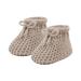 Royal Icon Baby Booties 0-3 Months - Warm and Safe Baby Slippers For Baby Boys Girls - Newborn Booties for Babies Baby Boots Ri401 0 Months Coffee