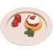 Durable Foldable Travel Plate with Spill Prevention Edge - 9 Inch Cream - Buy Online on GoSupps.com