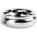 Halloween Goth Round Pill Box - 3 Compartment Mini Portable Travel Medicine Case | Decorative Pocket Purse Organizer - Buy Online on GoSupps.com