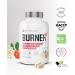 Burner HT | Powerful Fat Burner | Effective Hunger Suppressant | L-Carnitine + Guarana + Green Tea + Garcinia Cambogia + Mate | 120 Vegan Capsules | Full Spectrum for Weight Loss | Eiyolab - Buy Online on GoSupps.com