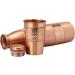 Copper Water Bottle 900ml with Tumbler | Joint-Free & Leak-Proof for Ayurvedic Health Benefits - Buy Online on GoSupps.com