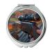Mirror makeup mirror pistol bullets Round Mirror rifle scope pocket mirror portable mirror