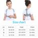 Adjustable Posture Corrector Back Support Girls Shoulder Belt Rectify Straighten Blue L - Buy Online on GoSupps.com