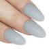 False Nails Bling Art Gel Glossy White Red Brown Black Almond Stiletto Acrylic 24 Fake Long Tips (Pearl White Gel)