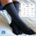Zensah Bunion Ease Sock - Toe Separator Relief Sock for Bunions - Women and Men - Black/Grey - Large - Buy Online on GoSupps.com