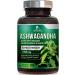 Organic Ashwagandha 1950mg - Stress Support Supplement Made with Black Pepper & Natural Ashwagandha Root - Mood Support & Immune Support - Vegan, Non-GMO - 180 Capsule 180 Count (Pack of 1)