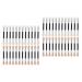 Baluue 48 Pcs Latex Eye Shadow Stick Girl Makeup Brush Halloween Makeup Eyelid Applicator Eyeshadow Plastic