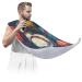 Colored Baseballs Beard Bib Apron Beard Hair Catcher for Men Shaving Fathers Day Anniversary Christmas Gifts for Dad Husband Beard Bib with 2 Suction Cups