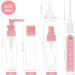 ANKROYU Travel Bottle Set Leak Proof Shampoo Liquid Squeeze Bottle Refillable Cosmetic Container for Shampoo/Body Wash/Lotion(6 Sets-A) 6 Sets A - Buy Online on GoSupps.com