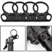 4 Pcs Two Point Slings Adapters - Steel Connection for Outdoor Sports - Black - Buy Online on GoSupps.com
