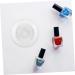 minkissy Tools Nail Dish Cups Nail Art Cup Glass Dish for Acrylic Nails Dappen Dish Glass Nail Dish Nail Cups Nail Art Accessories Pen Wash Cup Wash Pen Palette Crystal Bracket - Buy Online on GoSupps.com