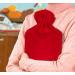 Hot Water Bottle Cover 2 Pack - Fluffy Coral Fleece for 2L Bottles in Grey & Red - Anstore - Buy Online on GoSupps.com