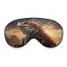 Bearded Dragon Lizard Animal Sleep Mask Block Out Light Sleeping Eye Mask Comfortable Night Sleeping Mask Ultralight Travel Eye Cover for Women Men