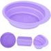 Mipcase 2pcs Cleaning Pad Makeup Brush Cleaning Scrubber Limpiador De Brochas De Maquillaje Makeup Brush Cleaning Cup Brush Cleansing Pad Face Cosmetic Brush Silica Gel Purple Make up - Buy Online on GoSupps.com