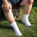 Extra Wide Medical Diabetic Quarter Socks (Pack of 3) - Large, White - Made in USA - Buy Online on GoSupps.com