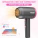 ANIEKIN Portable Ionic Hair Dryer - 1875W Lightweight Blow Dryer with Diffuser & Nozzle for Fast Drying Ideal for Curly Hair - Compact Travel Hairdryer in Light Grey - Buy Online on GoSupps.com
