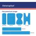Detectaplast Blue Waterproof Metal Detectable Plasters - 100 Strips, 25x72 mm - Ideal for Catering First Aid Kits in Food Handling Environments - Buy Online on GoSupps.com