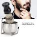 Men's 3-Part Razor Brush and Bowl Set | Stainless Steel Holder for Daily Shaving | Optimal Grooming Tool - Buy Online on GoSupps.com
