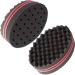 Small Holes Hair Sponge for Twists and Dreads Barber Afro Wave Nappy Curling Sponge Brush for Curls Women Men Natural Hair 1 Pcs 1 Count (Pack of 1)