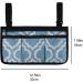 Wheelchair Side Bag with Reflective Stripe - Lightweight Organizer for Adults, Seniors, Handicap - Blue - Buy Online on GoSupps.com