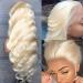 22 Inch 613 Body Wave Lace Front Wig | Pre Plucked Blonde Brazilian Hair | 150% Density HD Frontal Wig for Women - Buy Online on GoSupps.com