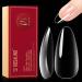 Nail tips for gel nails rosalind clear nail tips almond 504 pieces medium almond fake nail tips transparent nail tip artificial nails acrylic full cover soft gel nail tips with box 12 sizes 0.27 ml (504 pack) medium almond transparent-504pcs