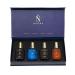 Nisaara Long Lasting Men Perfume Gift Set 4x15ml with | Men Of The Night | Blue Seduction | The Legend | Smoky Oud | Travel & Pocket friendly perfume kit for all moods & occasions