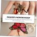 COHEALI 1pc Butterfly Ring Bracelet Rings for Teen Girls Wrist Chain Wristband with Finger Ring Jewelry Miss - Buy Online on GoSupps.com