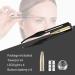 Fuckettes Set: 4 Precision Stainless Steel Tweezers with LED Light for Makeup Eyelashes & Hair Removal - Buy Online on GoSupps.com