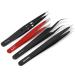 Tick tweezers Tick pliers Splinter tweezers Pointed tweezers Set 4-piece Pointed