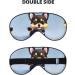 Buy Card Love Fancy Puppy Eye Mask - Soft & Adjustable Sleep Mask for Men & Women | International Shipping - Buy Online on GoSupps.com