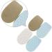 NOLITOY Height Increasing Insoles - 2 Pairs Shoe Pads for Men & Women | Elevator Inserts for Comfort & Style | Enhance Your Height 9x5x1.2cm - Buy Online on GoSupps.com