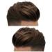 Real Hair Toupet for Men | NLW Men's Real Hair Replacement System | European Natural Wig | Breathable Swiss Top Hair Part | #4 Medium Brown - Buy Online on GoSupps.com