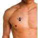 Engraved Honey Bee Juice Ink Temporary Tattoo - Lasting 1-2 Weeks | Realistic Semi-Permanent Design for Men and Women | Chest, Neck, Arm | 4 Sheets - Buy Online on GoSupps.com