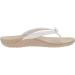WHITIN Women's Flip Flops Thong Sandals with Arch Support | Soft Toe Post | Deep Heel Cup | Bowknot White - Buy Online on GoSupps.com