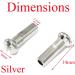 Pro Bamboo Kitchen 36pcs Silver Wheel Spoke Nipples | 14mm Spoke Caps for 14G Mountain Road Bicycles - Buy Online on GoSupps.com