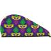 Mardi Gras Carnival3 Microfiber Hair Towel - Soft Super Absorbent Quick Dry Wrap for Long Curly & Thick Hair - Coral Velvet - Buy Online on GoSupps.com