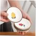 Zerodeko 8 Pcs Hand-Painted Saucer Flavor Seasoning Plate Simple Dish Ceramic Dipping Plate Tea Bag Butter Ketchup Dish Vinegar Dish Sauce Bowl White Dipping Vegetables Fresh Ceramics 9.5X9.5X2.5CMx4pcs Whitex4pcs - Buy Online on GoSupps.com