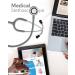 FriCARE Stethoscope - Essential for Nurses & Vet Students | FSA HSA Eligible | Grey Tubing 30 Inch Replacement Medical Diagnostic Gear - Buy Online on GoSupps.com