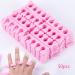 Coniya 50PCS Soft Sponge Toe Separators - EVA Foam Nail Art & Pedicure Tool for Perfect Manicures | International Shipping Available - Buy Online on GoSupps.com