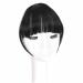 Bangs Clip in Bangs-Fake Bangs Hair Clip Dark Brown Clip on Bangs Real Human Hair Air Curtain Bangs for Women Clips Bangs Hair Extensions Fringe Curved Bangs for Women Curved Bangs for Daily Wear ( Ombre
